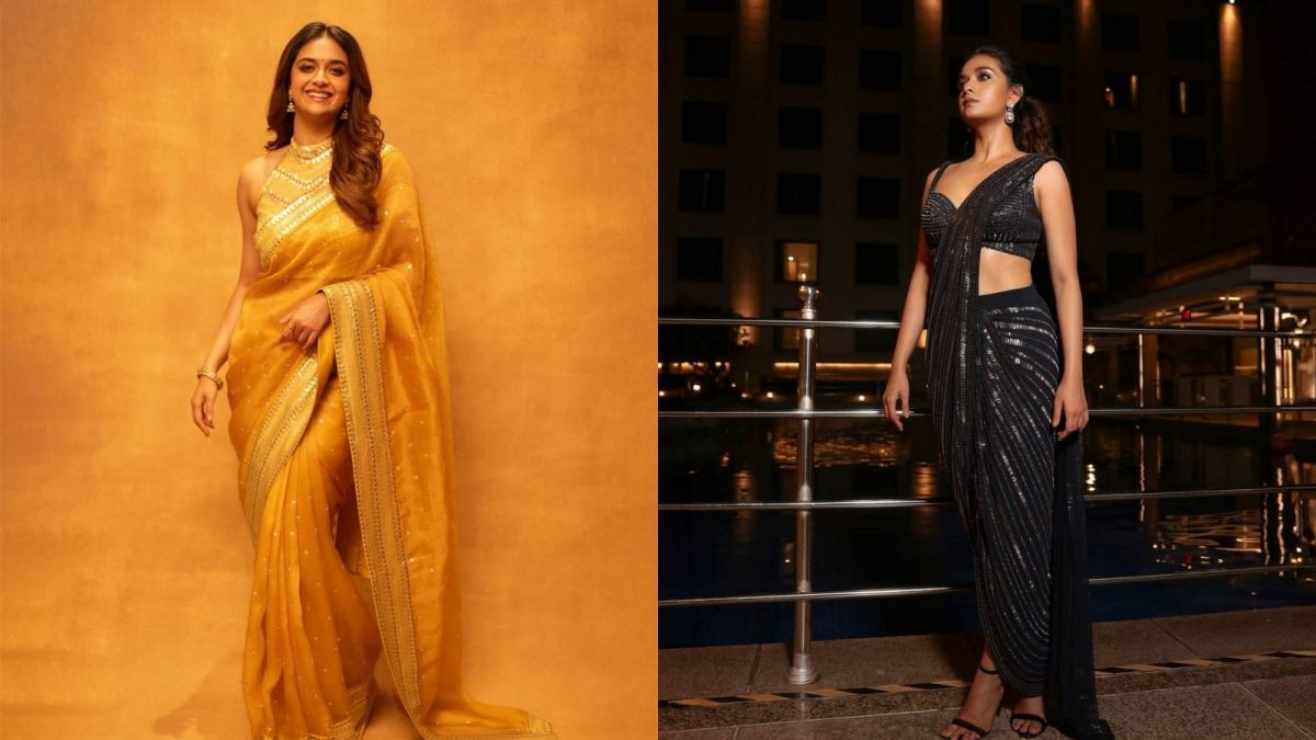 Keerthy Suresh In Ethnic Elegance: 10 Traditional Looks That Broke The Internet