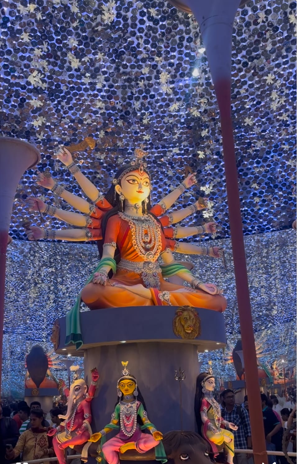 Kolkata's New Town Sarbojanin Durga Puja