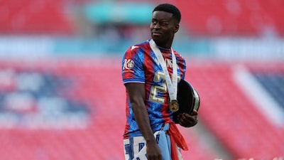 Marc Guehi is the Crystal Palace captain. (AFP Photo)