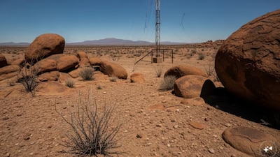 Saudi Arabia's climate is extremely dry and hot, making the formation of rivers impossible. (AI Generated)