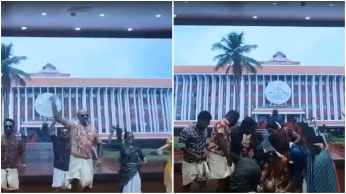 Kerala Assembly Staffer Dies During Onam Dance, Caught on Camera