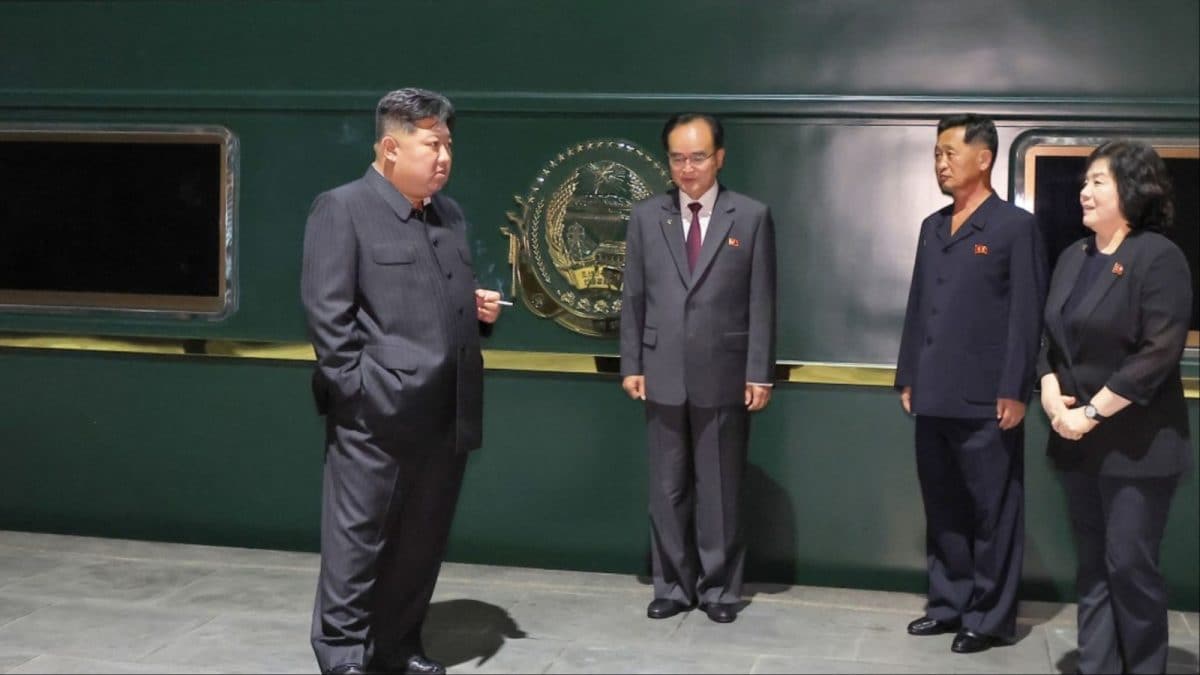 Kim Jong Un Travels To China On Special Train, Visits Missile Lab Before Departure