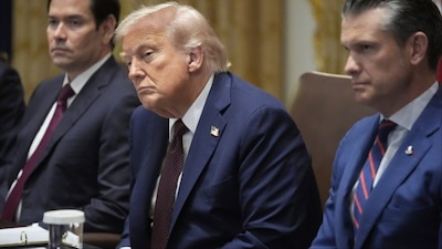 US President Donald Trump, Secretary of State Marco Rubio, left, and Secretary of Defense Pete Hegseth, right (Photo: AP)