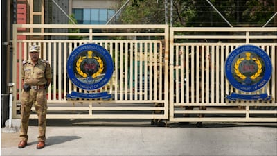 A security personnel stands guard at the National Investigation Agency (NIA) headquarters, in New Delhi (Photo: PTI)