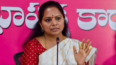 A file photo of K Kavitha (PTI)