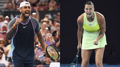 Nick Kyrgios and Aryna Sabalenka (X)