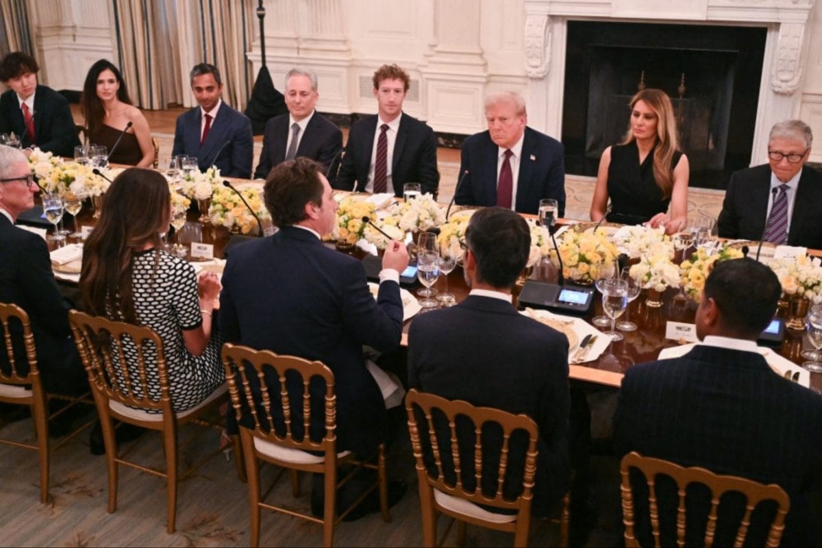 Trump hosts US tech titans, ditches Musk