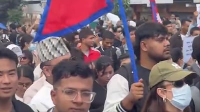 Protests in Nepal over social media ban (Video screengrab/Social Media)