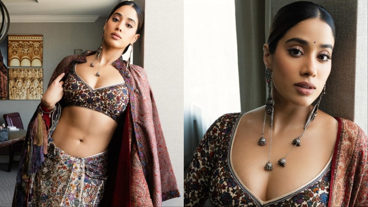 Janhvi Kapoor Channels Timeless Indian Craftsmanship In Jamawar-Inspired Couture