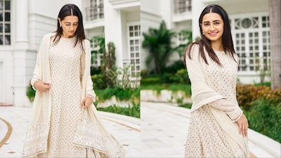 Vedika Pinto was styled by Dhruv Aditya Dave. 