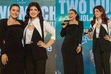 Kajol’s Sculpted Gown And Twinkle Khanna’s Playful Heart Cutout Steal The Spotlight