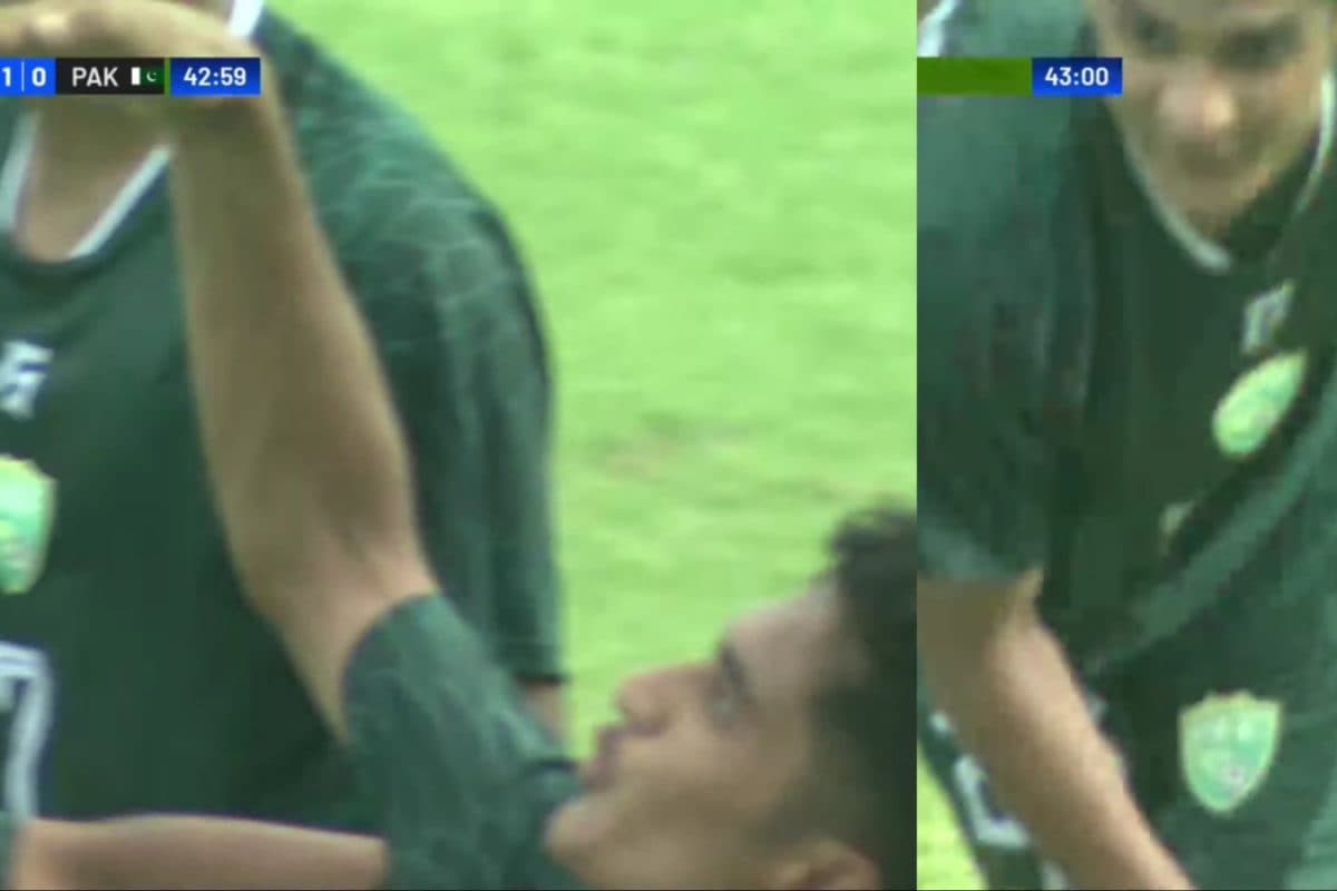 Haris Rauf’s Vile Taunt Inspires More: U-17 PAK Footballer Mocks India with Plane Crash Gesture | WATCH