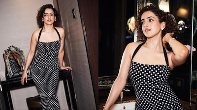Sanya Malhotra was styled by Stacey Cardoz.