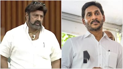 Nandamuri Balakrishna/Jagan Mohan Reddy (Video screengrab/PTI)