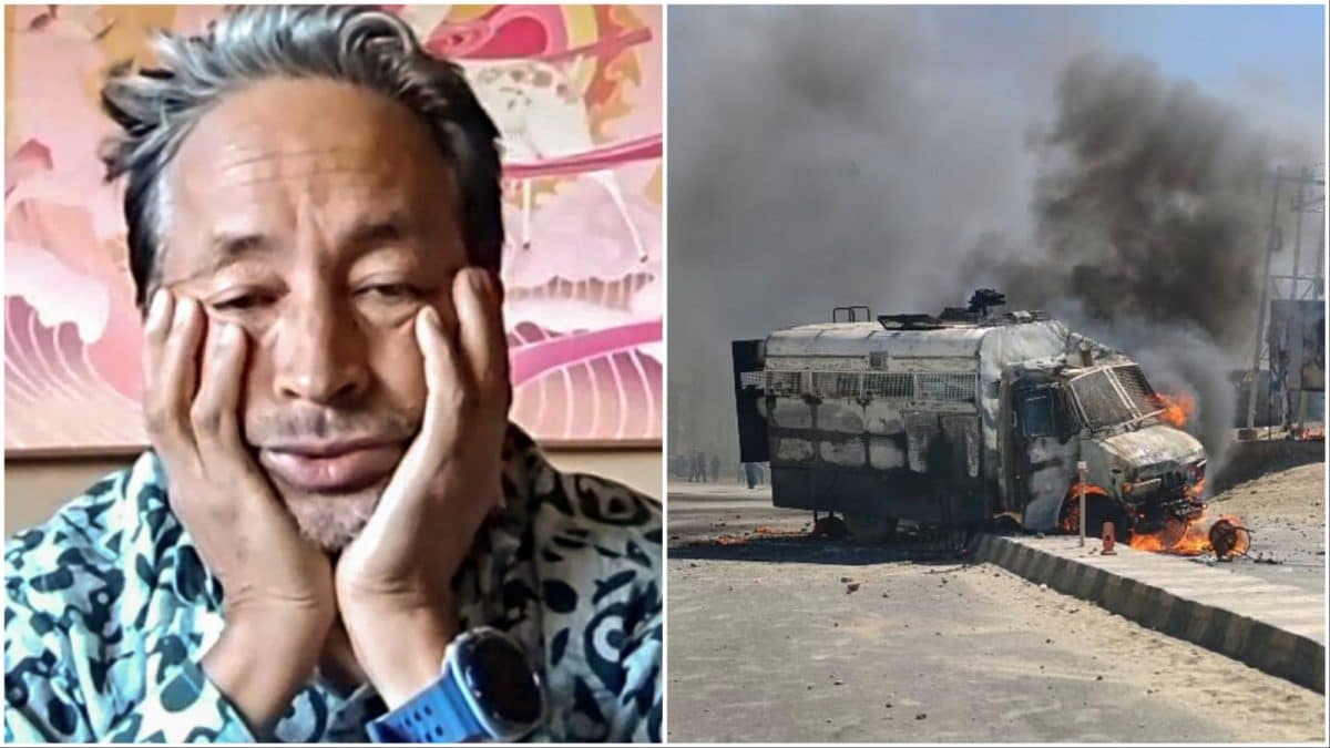 <div>'7,000 People Pelted Stones, 4 Died In Violence': Leh DGP Says Sonam Wangchuk Derailed Talks</div>