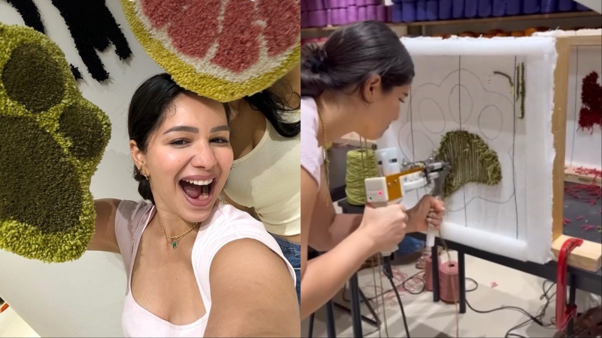 From Rugs To Relaxation: How Sara Tendulkar Is Making Tufting The Coolest New Hobby