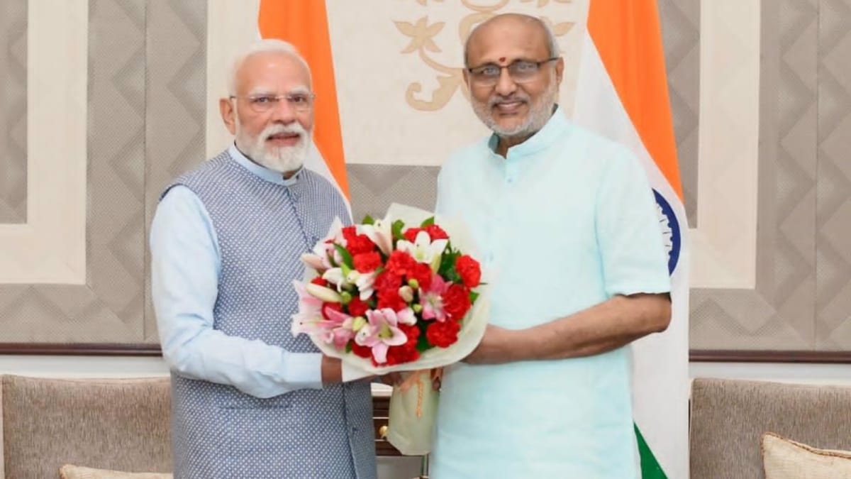 ‘Had An Insightful Discussion’: PM Modi Meets Vice President CP Radhakrishnan