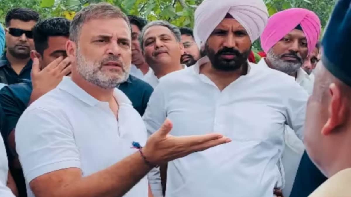 ‘Showing Tantrums’: BJP Calls Rahul Gandhi’s Punjab Visit ‘Drama’ After Clip Shows Spat With Cops
