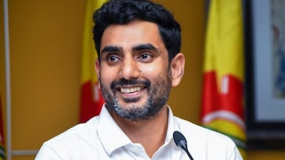 Andhra Pradesh minister Nara Lokesh. (File)