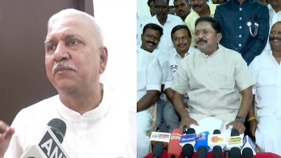BJP spokesperson Narayanan Thirupathy on Thursday played down the decision of AMMK leader T T V Dhinakaran to exit the NDA. (ANI)