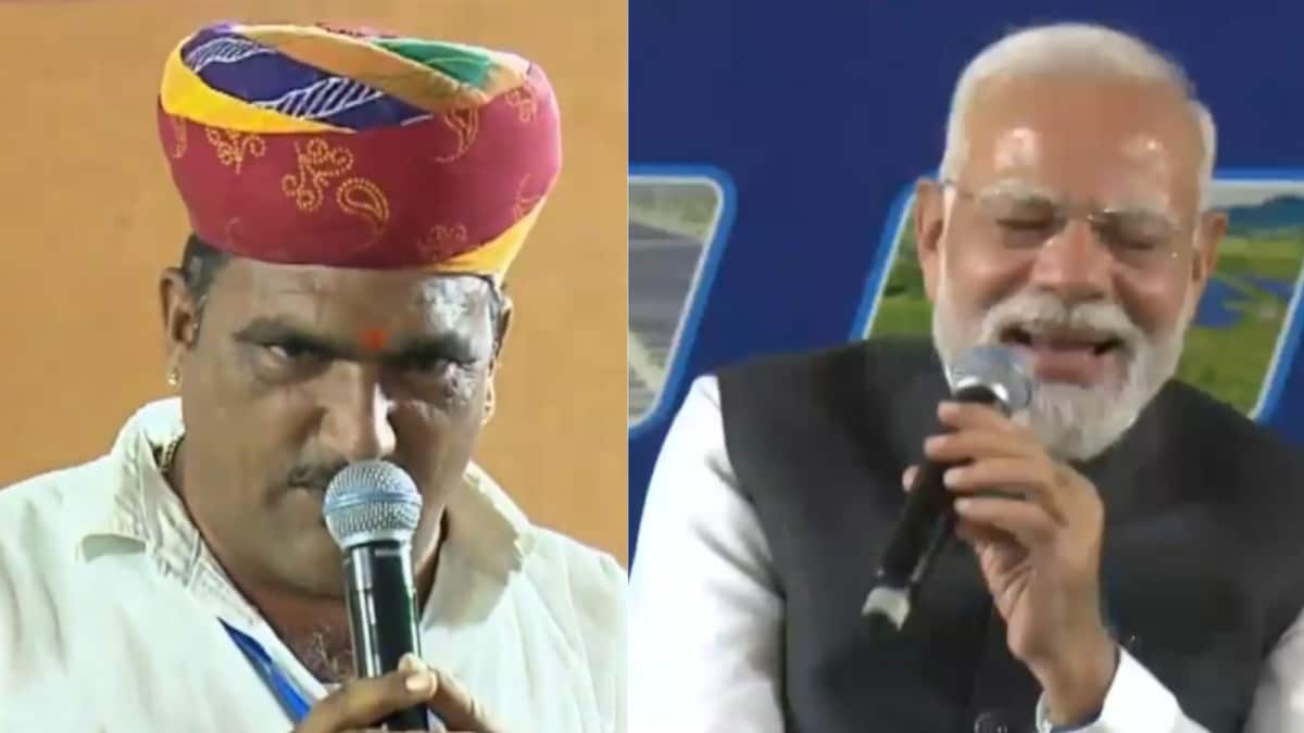 <div>Rajasthan Farmer’s 'Aloo To Sona' Dig At Rahul Gandhi Makes PM Modi Smile | Watch</div>