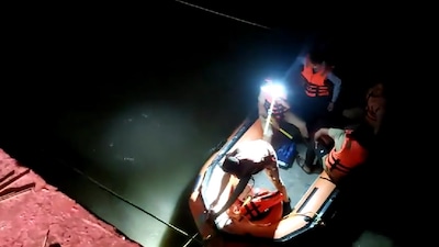 The National Disaster Response Force (NDRF), police, home guards, and local divers launched a rescue operation. (ANI)