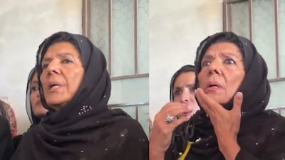 Aleema Khanum, sister of former Pakistan Prime Minister and Pakistan Tehreek-e-Insaf (PTI) founder Imran Khan, was struck with an egg (X)