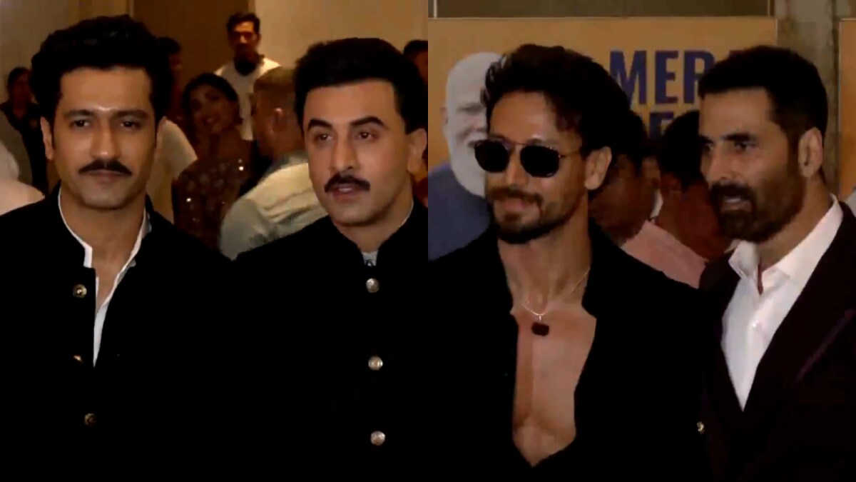 Bollywood Stars Attend "Mera Desh Pahle" Screening in Mumbai