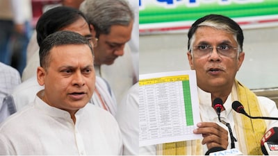 Amit Malviya has now accused Pawan Khera's wife of having two voter ID cards. (PTI)