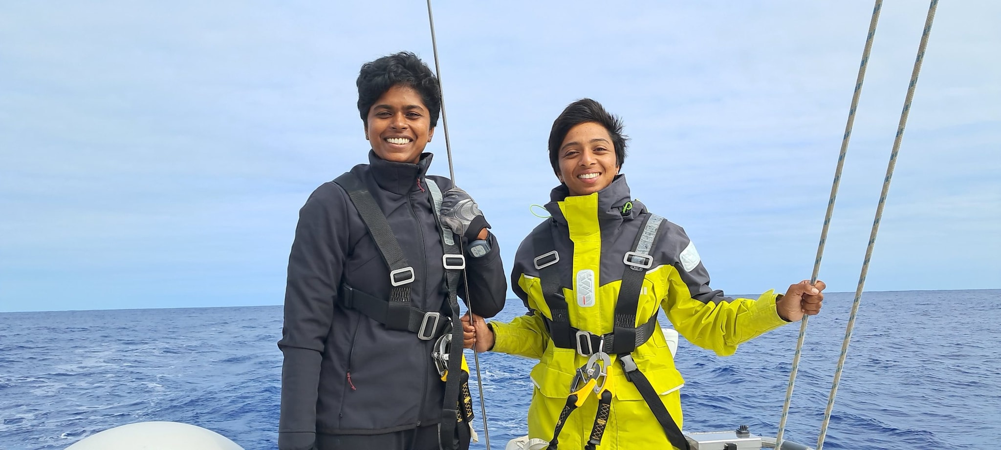 On May 21, 2018, 6 brave women of Indian Naval Services completed a grueling 254-day voyage of circumnavigating the globe, which included touching five countries, crossing the equator twice, sailing across four continents and three oceans, completing more than 21,600 nautical miles. On May 21, 2018, 6 brave women of Indian Naval Services completed a grueling 254-day voyage of circumnavigating the globe, which included touching five countries, crossing the equator twice, sailing across four continents and three oceans, completing more than 21,600 nautical miles.