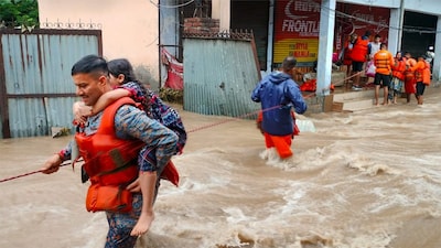 The National Disaster Response Force (NDRF) has deployed 23 teams, with six each in Gurdaspur and Amritsar and three each in Ferozepur and Fazilka. (PTI)