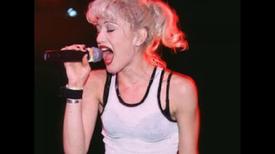 During a performance, renowned singer Gwen Stefani wore a white tank top with her bra clearly visible underneath. (The New York Times)