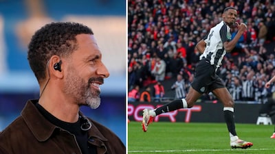 Rio Ferdinand defended Alexander Isak (Instagram and AP)