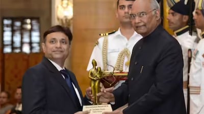 Dronacharya awardee Sandeep Gupta (X)