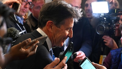 World Athletics president Sebastian Coe (AP)