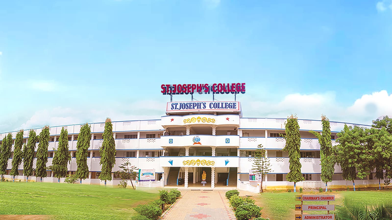 St. Joseph’s College in Tiruchirappalli, Tamil Nadu, is ranked 25th. It offers many undergraduate and postgraduate courses and focuses on academic excellence while encouraging extracurricular activities and community involvement.