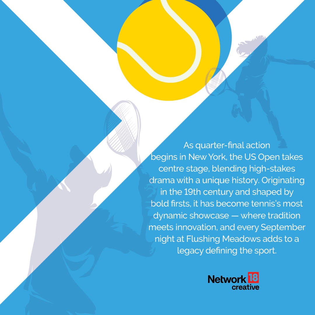 The US Open began in the 19th century (News18 Creative) The US Open began in the 19th century (News18 Creative)