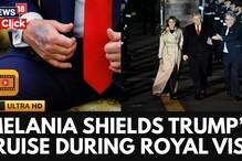 First Lady Melania Covers President Trump’s Hand Bruise During UK Royal Visit