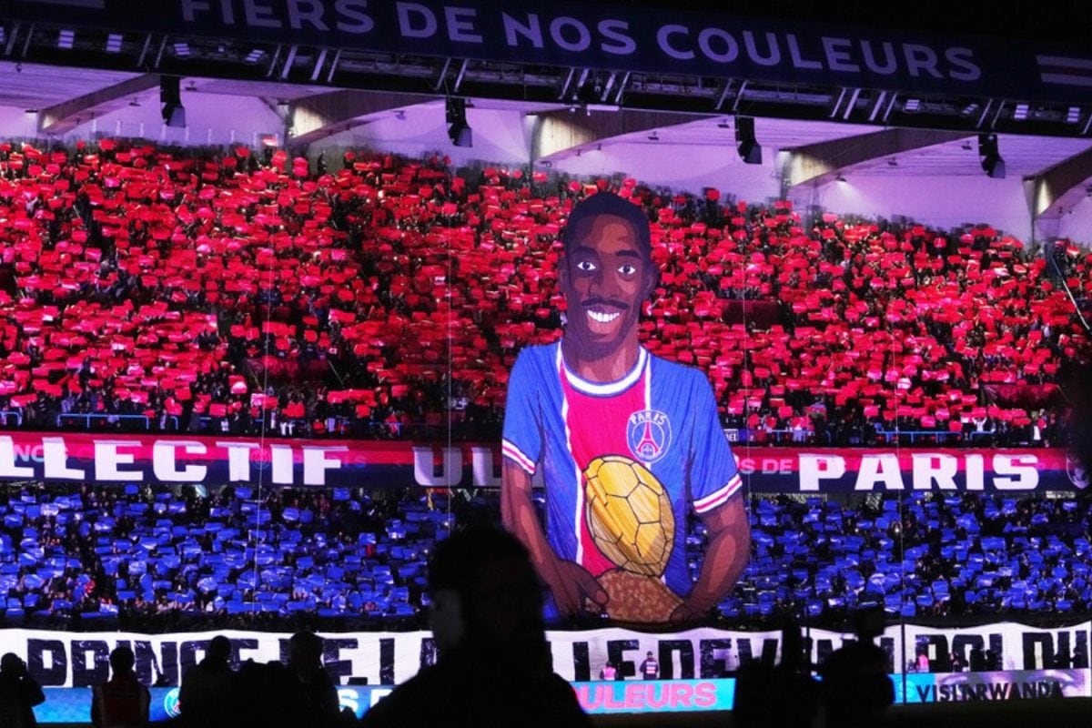 'The French Prince Who...': PSG Honour Dembele With Special Tifo Following Ballon D'or Crown
