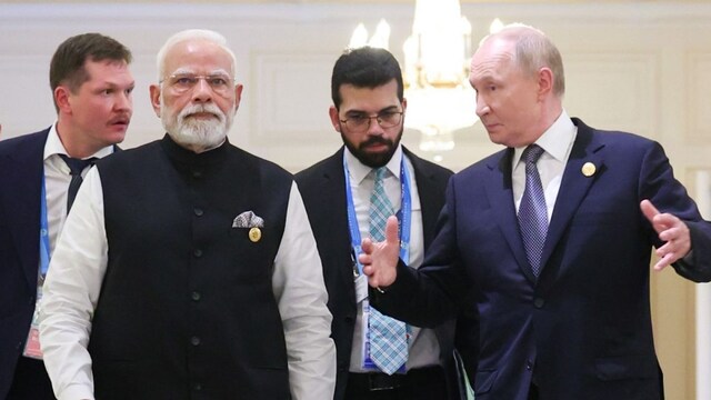  PM Modi with Putin