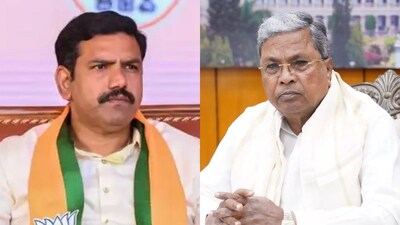 Karnataka BJP chief Vijayendra and CM Siddaramaiah | Image: File 