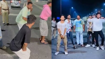 Tejashwi Yadav Makes Dance Reels With Boys At Patna Marine Drive
