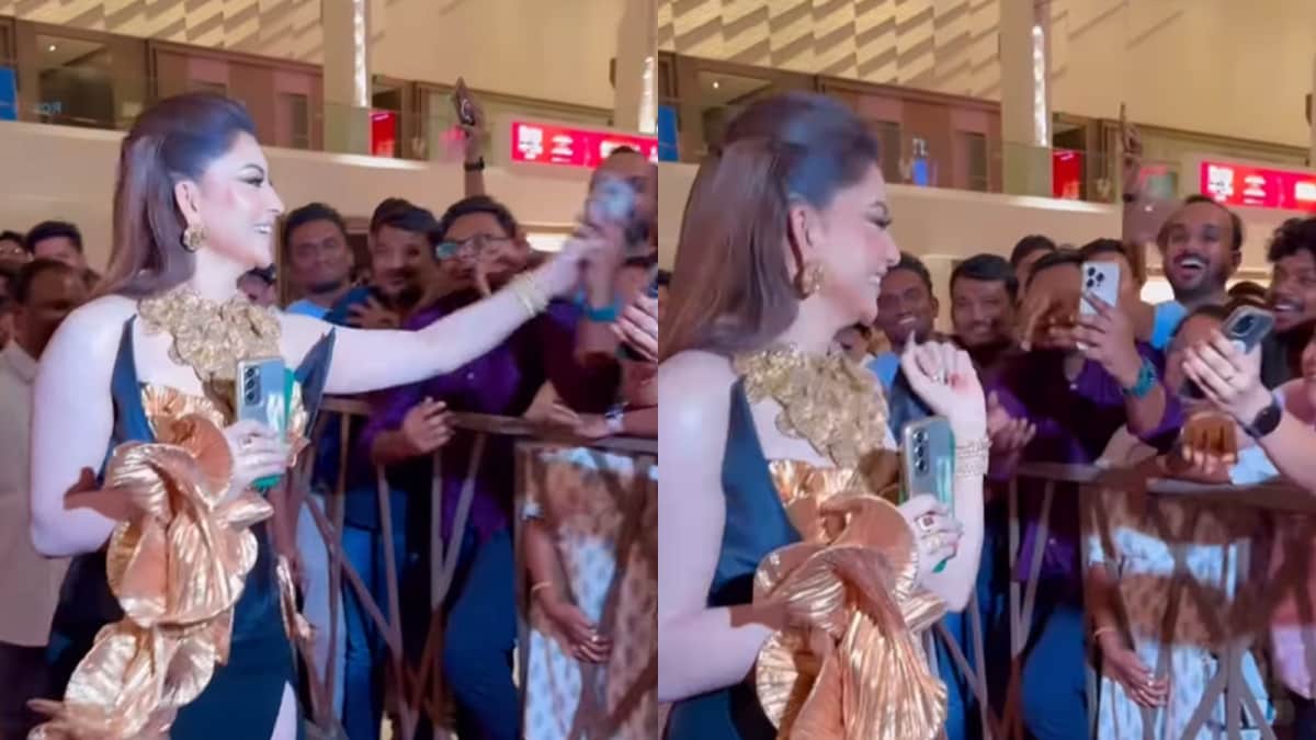 Urvashi Rautela Playfully Takes Fans' Phones, Returns Them