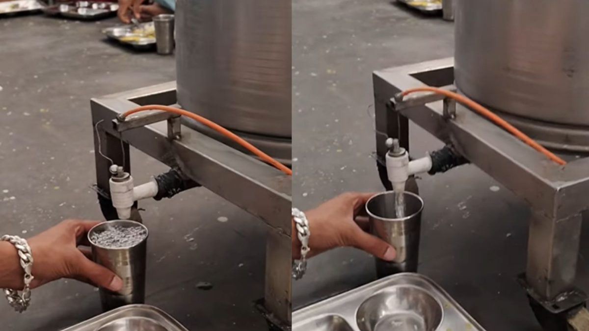 Langar Volunteer Creates Ingenious Water Dispenser on Wheels