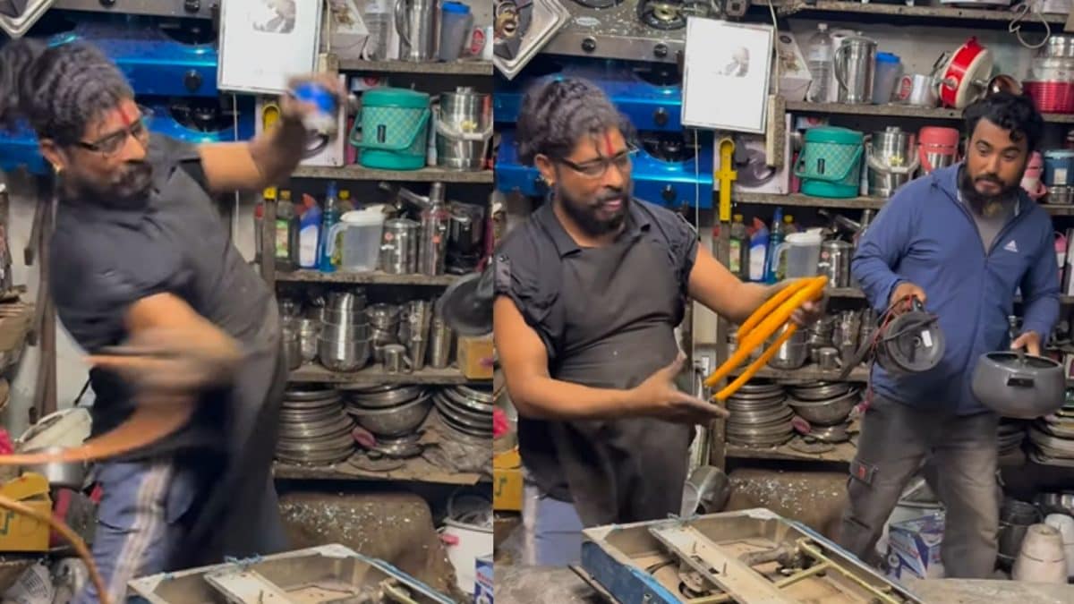 Man Accidentally Sets Stove Ablaze, Continues Repair Work Like Nothing ...