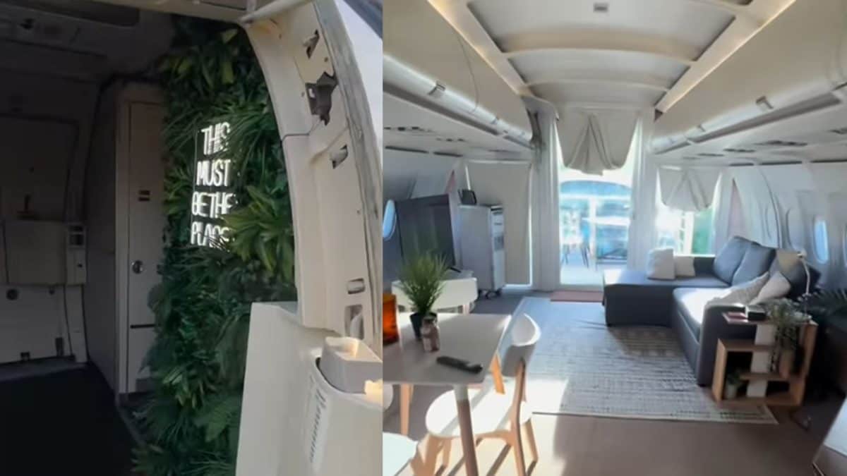 Retired Airplane Transformed into Unique Airbnb