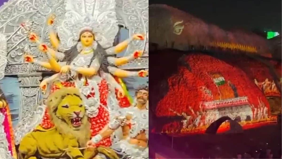 ‘Utterly Shameful’: BJP Alleges West Bengal Govt Obstructing Durga Puja In Op Sindoor Pandal