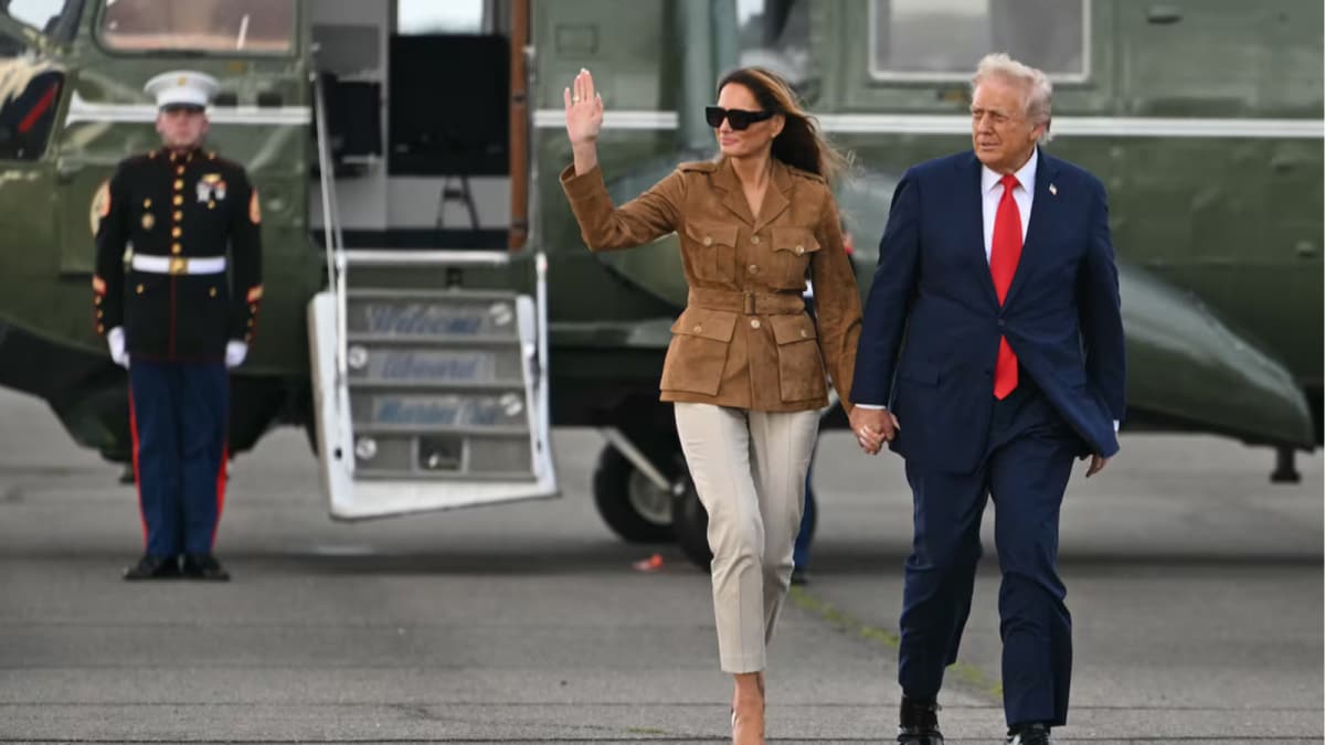 Trump’s Marine One Makes Emergency Landing At Luton Before Departure From UK