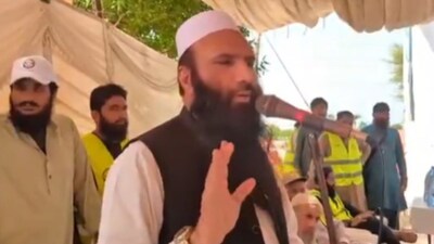 A purported video of Lashkar deputy chief Saifullah Kasuri, who allegedly threatened India over the Kashmir issue. (Image: @AdityaRajKaul/X) 