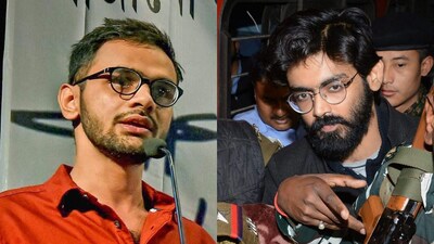 Activists Umar Khalid, Sharjeel Imam and eight others have been in jail over five years in the 2020 Delhi riots larger conspiracy case. (Image: PTI/File) 